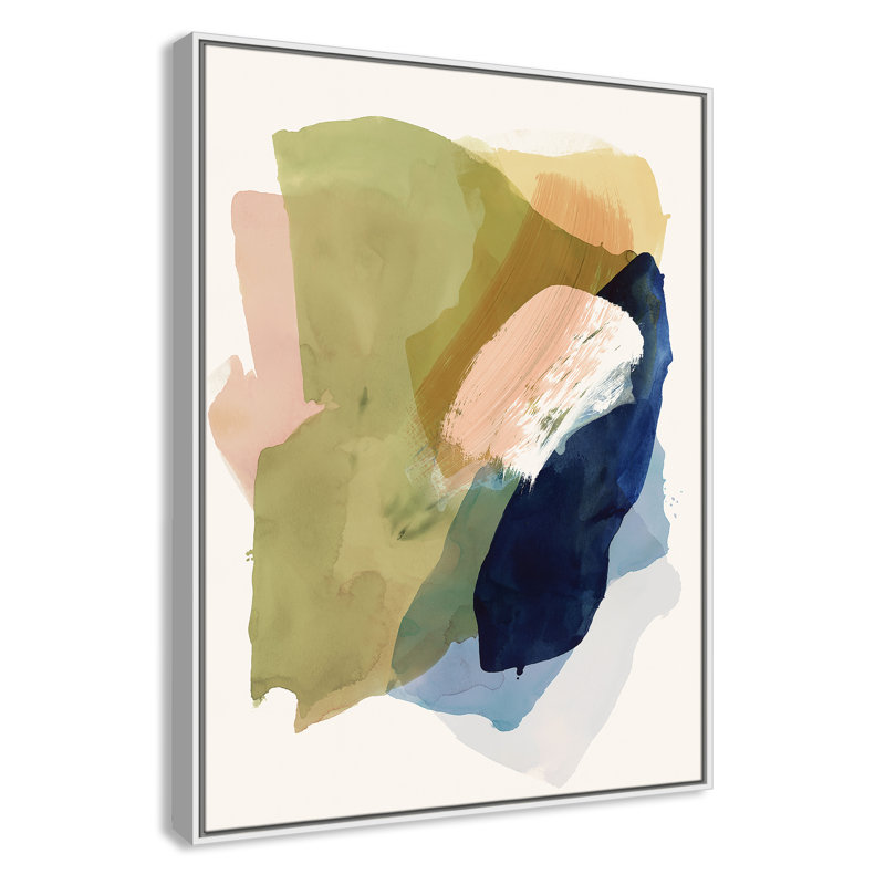 Brush and Whisper II Print by , White Floater, 41.5" H x 31.5" W