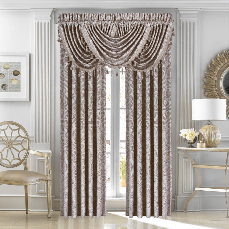 Sicily - Pearl Window Waterfall Valance