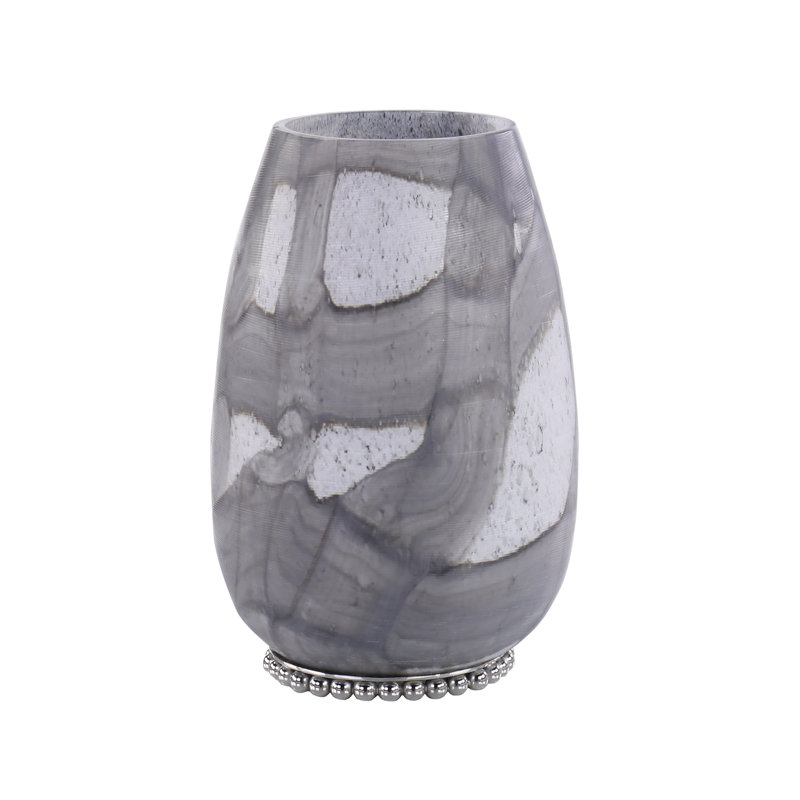 Stone Mist Vase, Large, 10" H x 10" W x 11.5" D