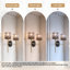 Meuble-lavabo moderne en verre avec détails en laiton-124678805-124678808