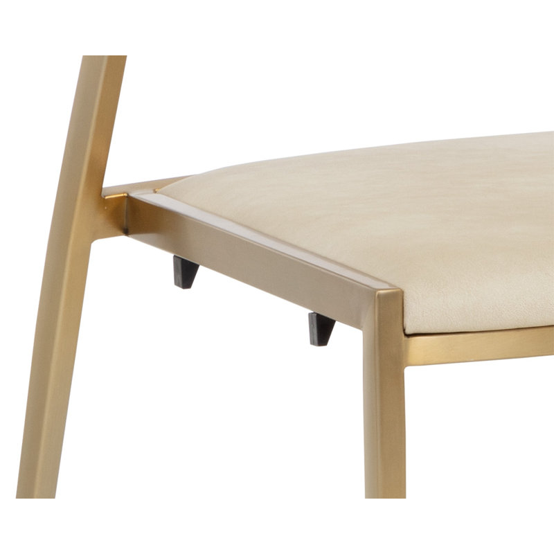 Odilia Upholstered Dining Chair, Cream