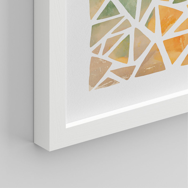 Décoration de salle de bain, pastel vert et jaune, motif abstrait, art mural encadré sur papier, impression de 4 pièces