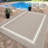 Waterproof Reversible Outdoor Rug– Modern Edgeed Plastic Straw Carpet, Lightweight & Durable Area Mat for Patio, RV, Balcony, Backyard, Porch-1751464219-1751464217