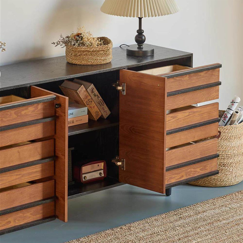 Buffet de rangement rétro multifonctionnel