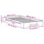 Floor Bed Frame Solid Pine Wood-1982777751-2028499446