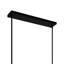 Lustre rustique en duvet noir 36 po pour salle à manger, îlot de cuisine, bar - compatible 5 lumières DEL avec culot E26