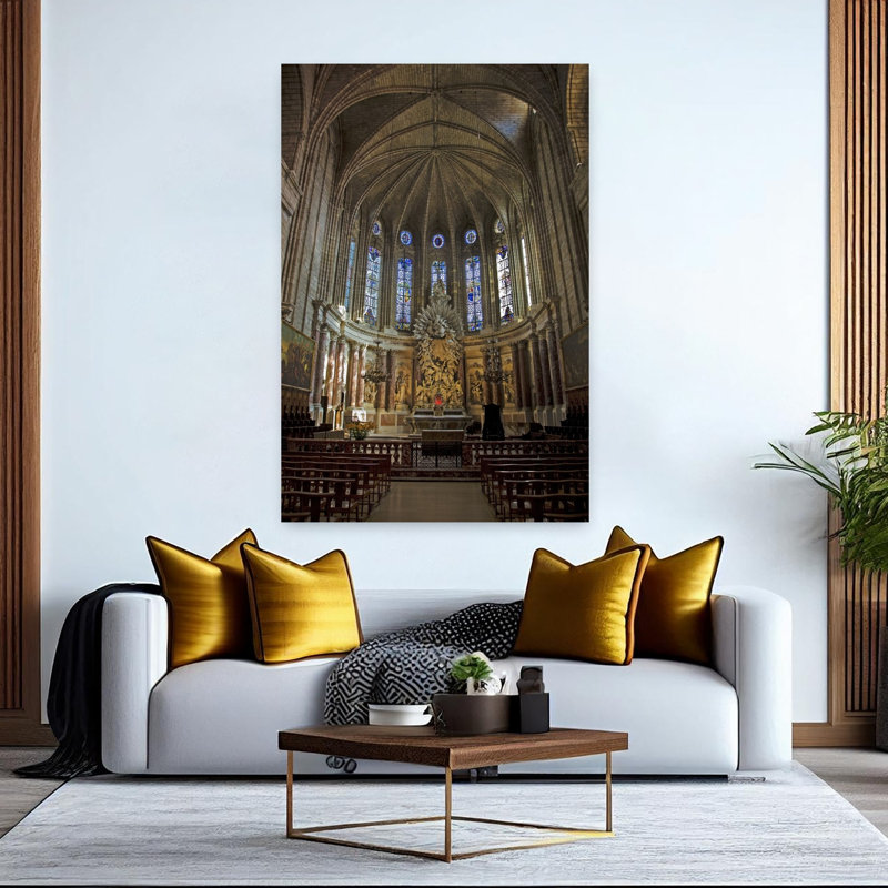 St Nazaire Cathedral Bezier Languedoc-Roussillon France by George Munday - Wrapped Canvas Print, 152.4 cm H x 101.6 cm W