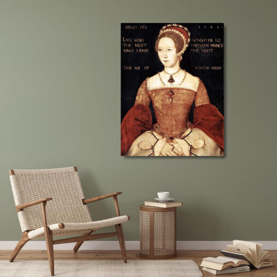 Astoria Grand Master John, Gallery Wrapped Canvas Art Titled: Queen Mary I