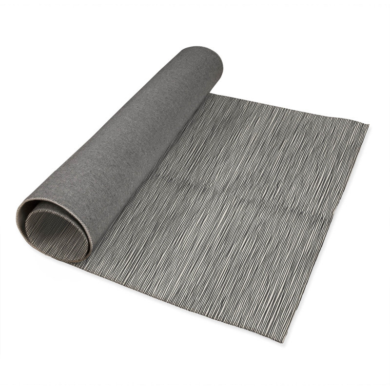 Tapis de bureau léger Tess, L 7 pi x L 5 pi, Ivory, Charcoal