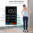 Ablegrid Smart Digital Bathroom Scale For Body Weight Rechargeable Black-122271507