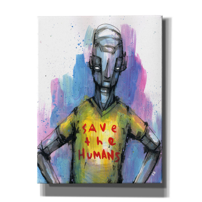 Sur toile, H 16 po x l 12 po x P 0,75 po