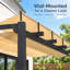 Outdoor Retractable Aluminum Pergola with Weather-Resistant Shade Canopy