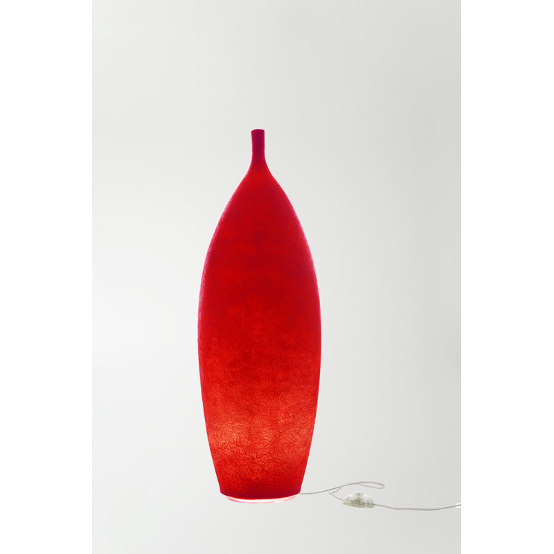 Luna 92cm Novelty Floor Lamp, Red