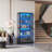 5-Tier Glass Display Cabinet with LED Lighting-2101799794