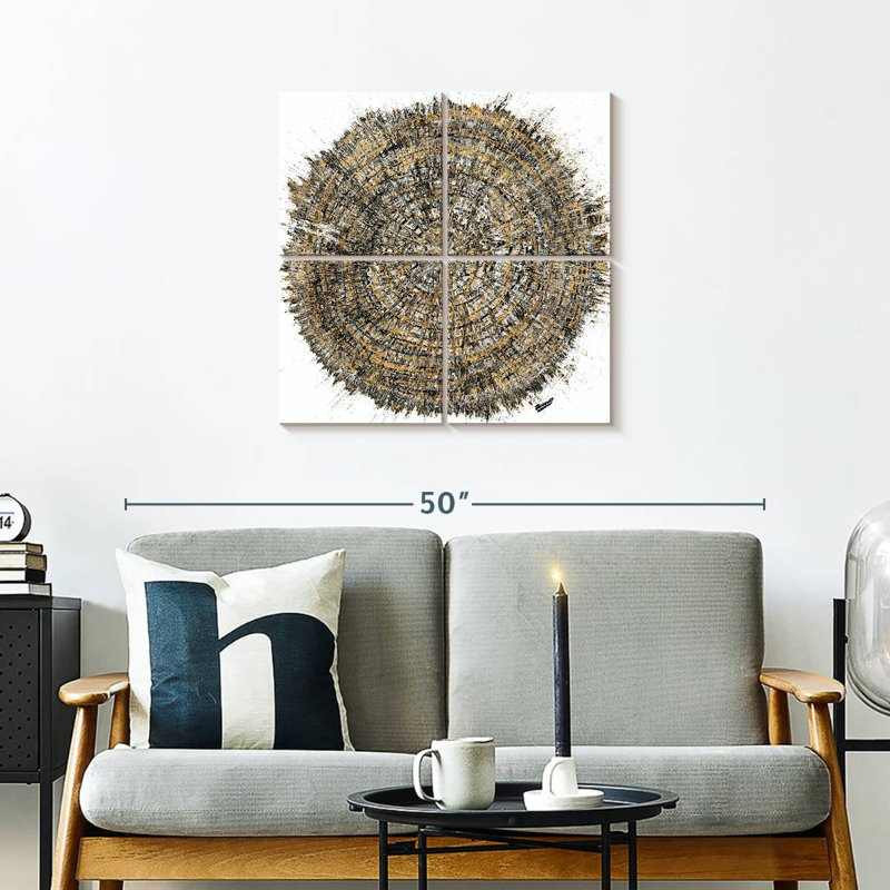 Avery Mysterious Tree Ring, 26" H x 26" W