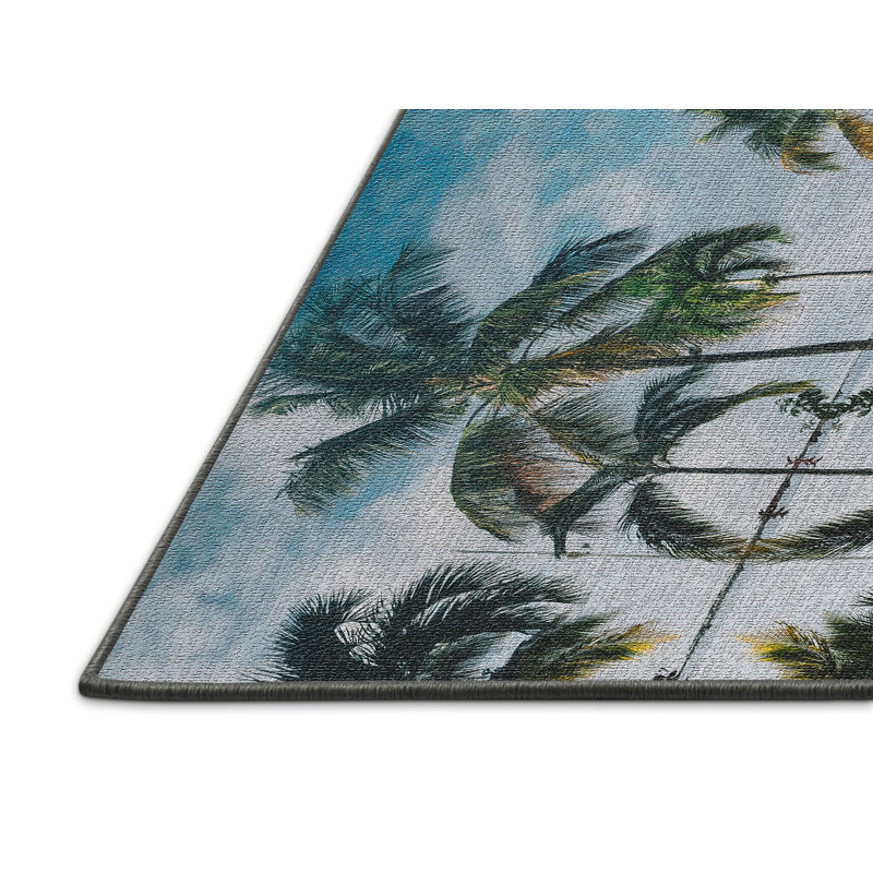 Tapis bleu All Reflections 22, Rectangle 2 pi x 5 pi