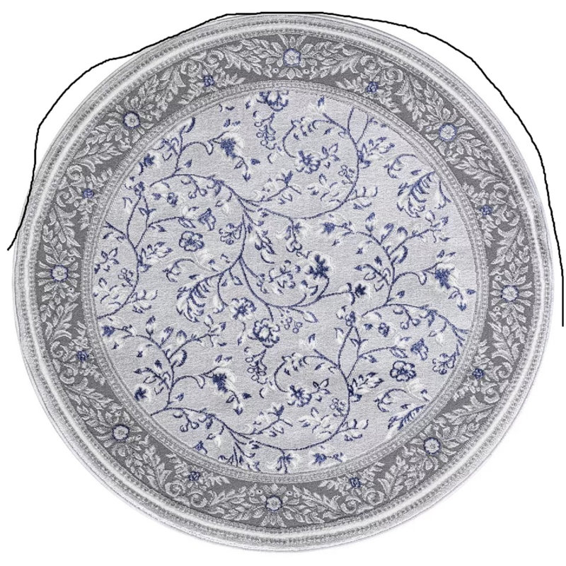 Oriental Area Rug, Round 120 cm