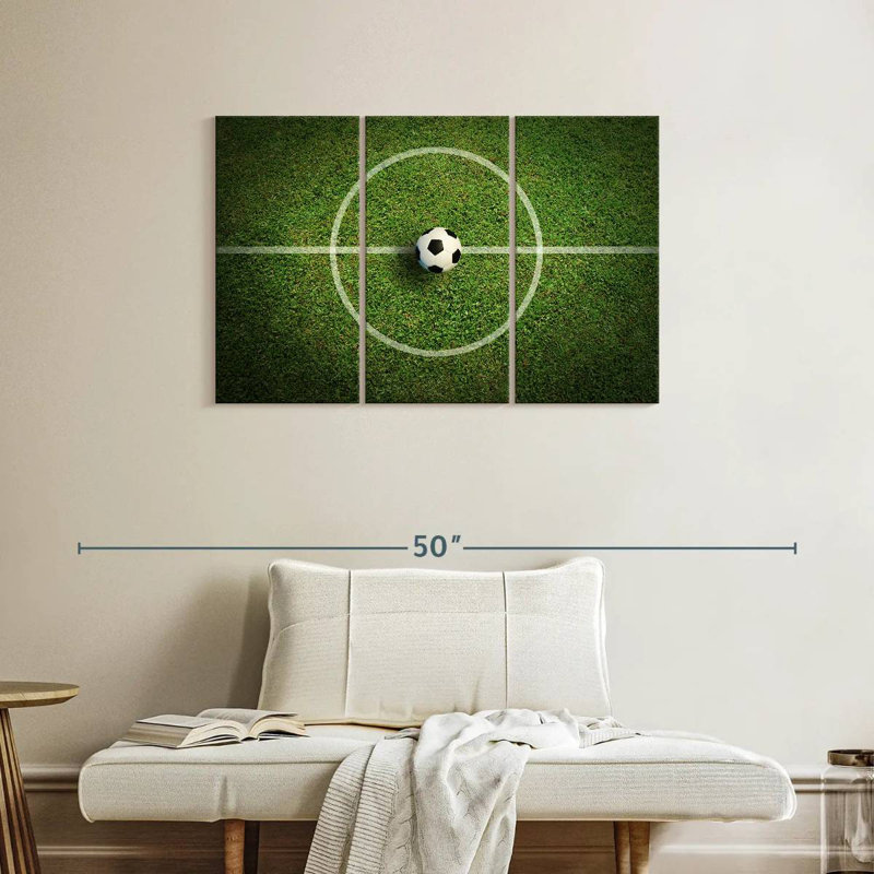 Ballon de football Sireci sur la ligne, H 24 po x l 38 po