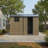 Spacious Storage Sheds, Galvanized Steel Modern Utility For Backyard