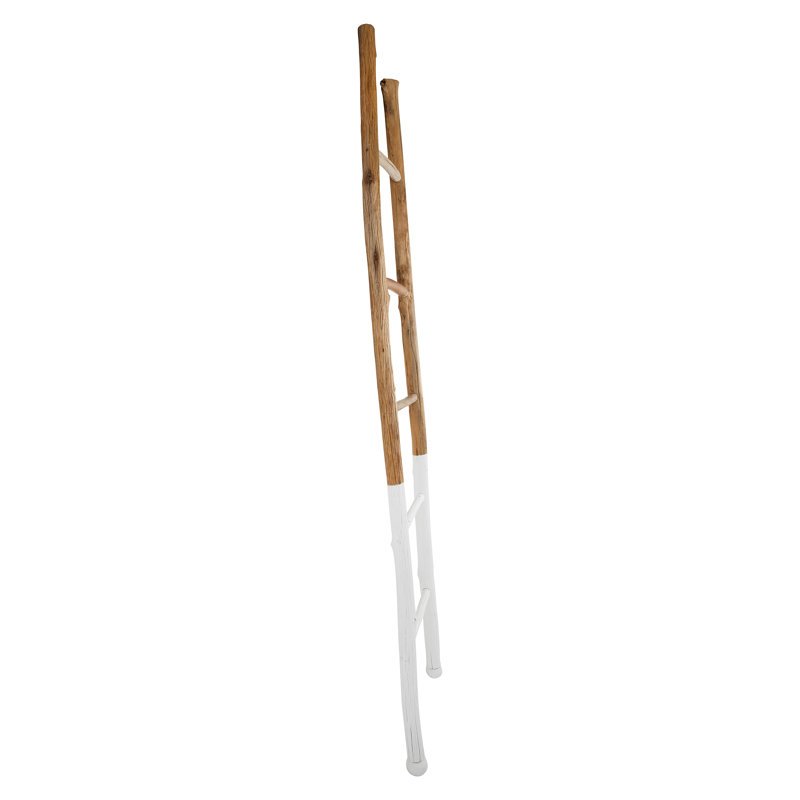 Blanket Ladder, White & Natural