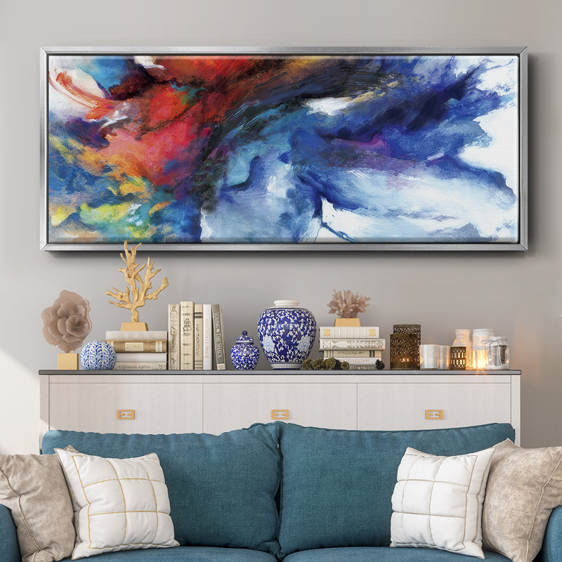 Color Burst - Framed Canvas