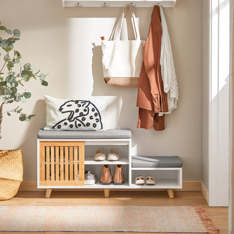 Segars 8 Pair Shoe Storage Bench
