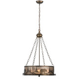 Rustic Lodge 4 - Light Chandelier
