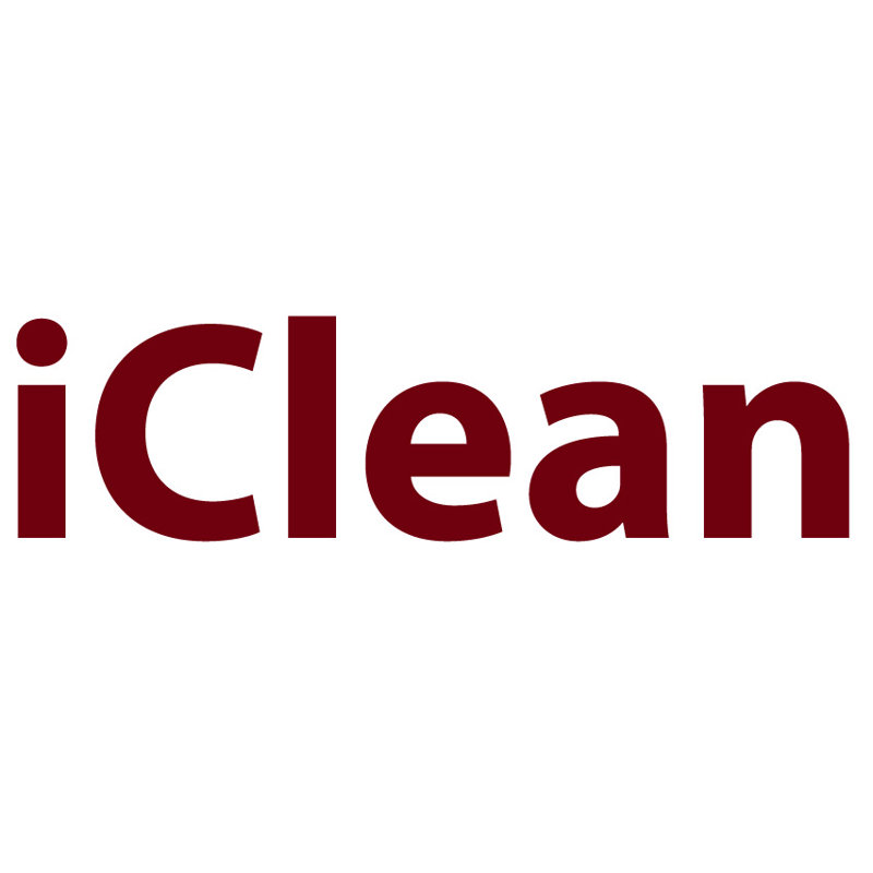 Décalcomanie murale à linge iclean, H 6 po x l 24 po x P 0,01 po, Bourgogne
