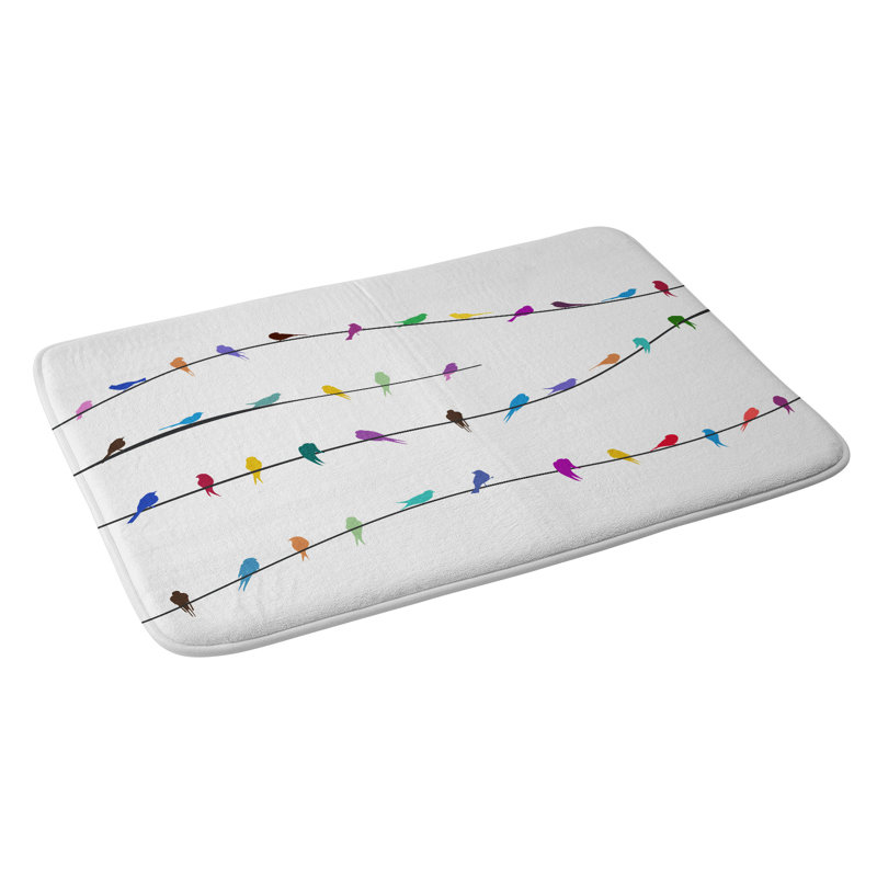Tapis pour salle de bain happy spring