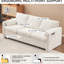 Blanc 77 po 3, avec revêtement et cadre en chenille pour un canapé moderne et élégant, en blanc, rembourrage doux en tissu-1336276220-1336276221