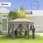 Milanna 3m x 4m Metal Patio Gazebo