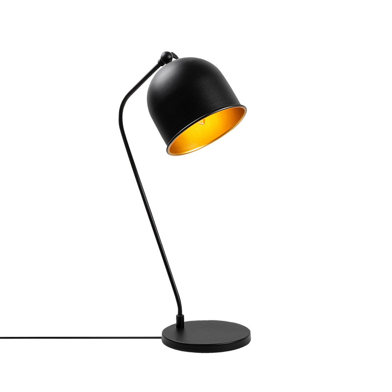 Lampe de table en métal Bono, Noir