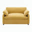 Fauteuil moderne rembourré et confortable-648699456