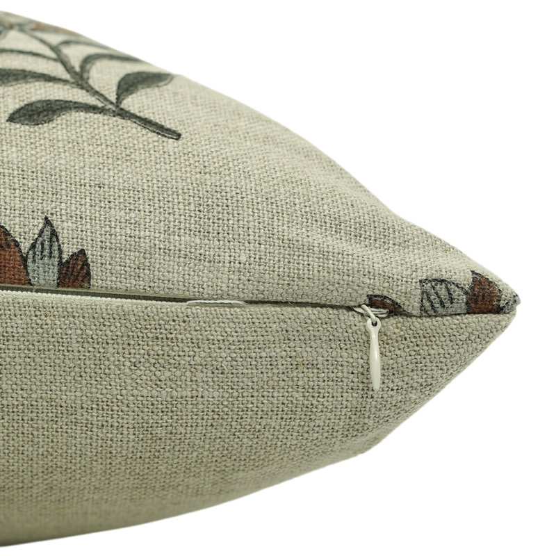 Housse de coussin intérieur / extérieur Floral Linen, H 24 po x l 24 po
