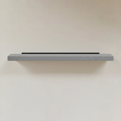 Longues tablettes flottantes avec fixation invisible