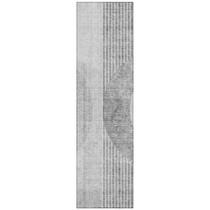 Machine-Washable Stain Resistant Area Rug with Non-Slip Backing, Runner 2'3" x 7'6"