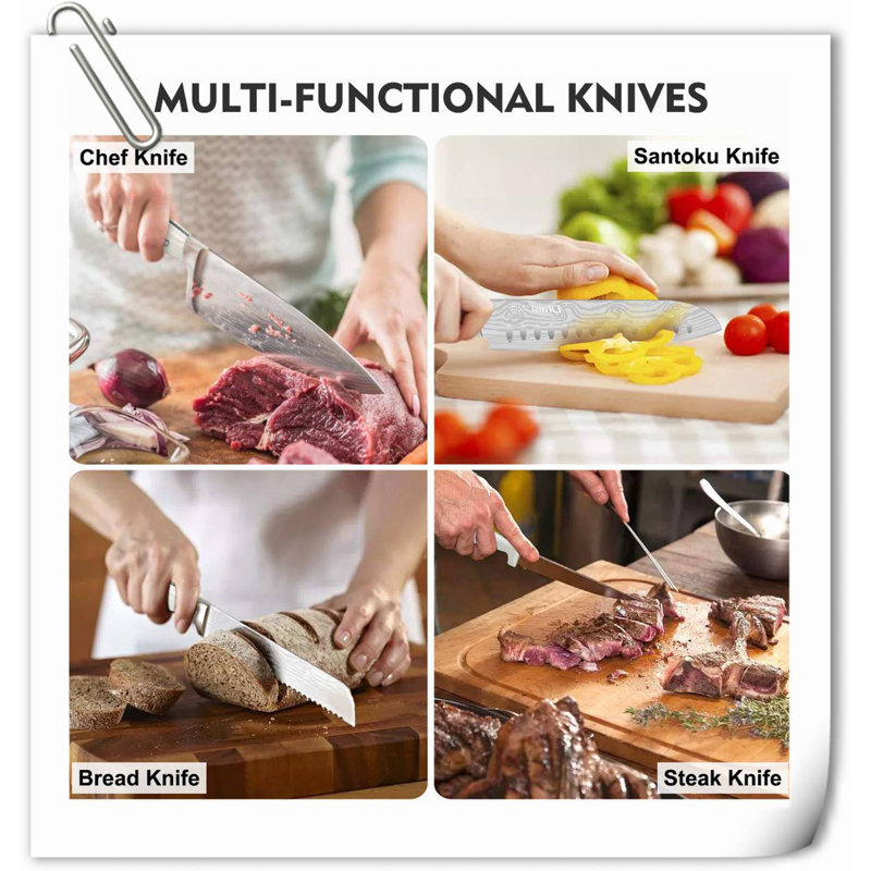 Rephen Knife 23 Piece Knife Block Set
