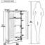 Armoire de rangement Farmhouse avec portes à volets, tablettes réglables à 4 niveaux, organisateur de garde-manger en bois robuste pour la cuisine, la salle de bain, le salon et le bureau