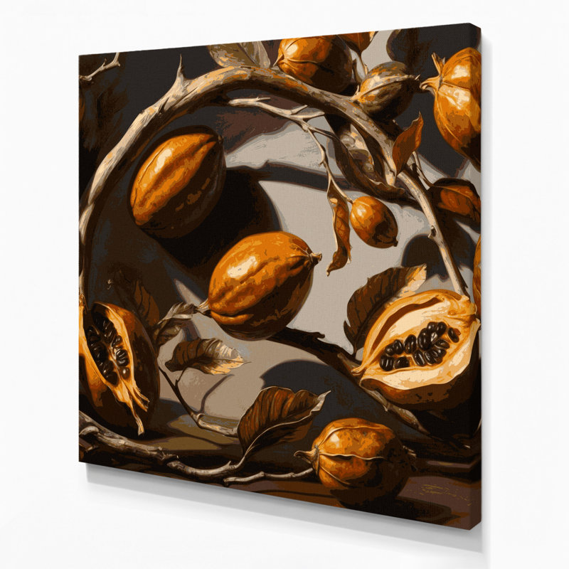 «Fruit Tamarind», art mural sur toile, H 16 po x l 16 po