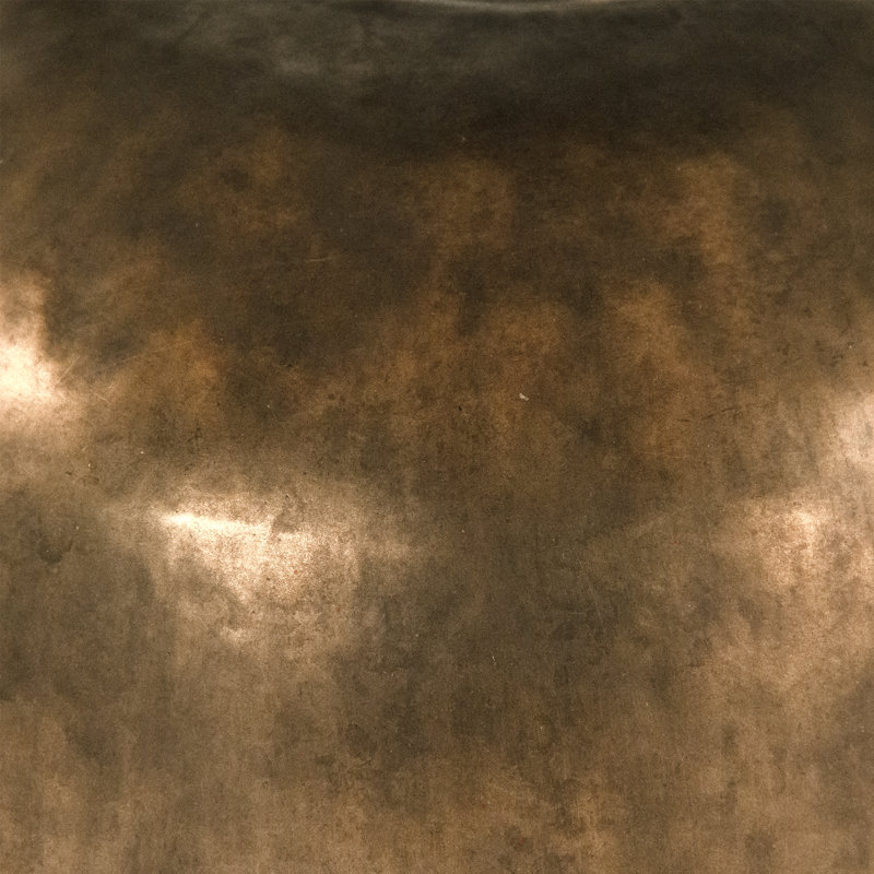 Metal Decorative Bowl, 23" H x 22.5" W x 22.5" D