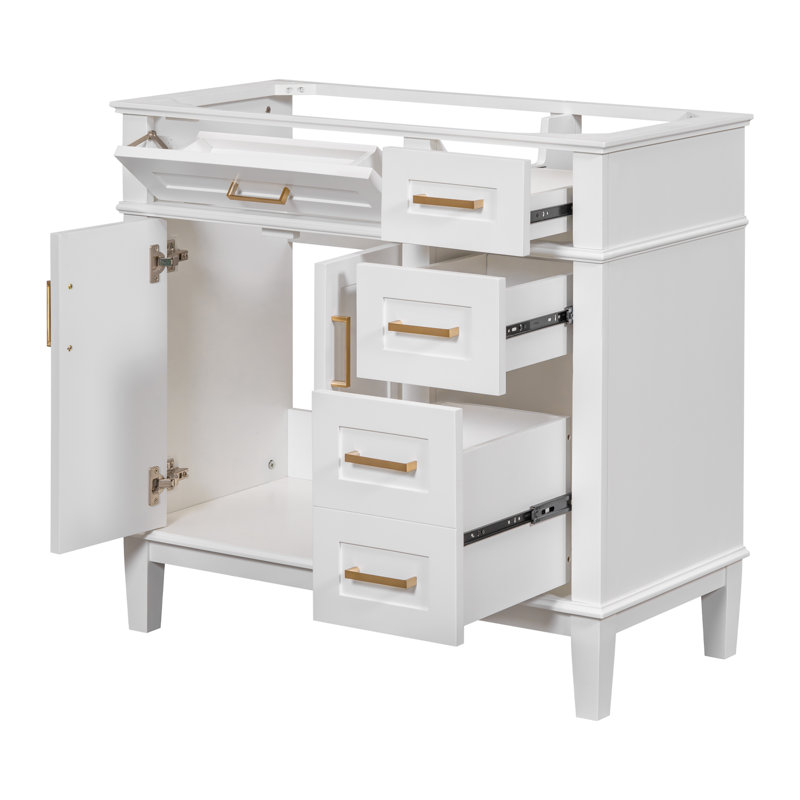 Base de meuble-lavabo simple 35,4 po seulement