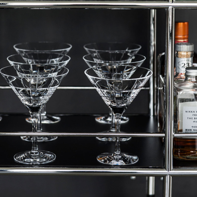 Street Crystal Martini Glass