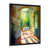 Impression noire sur toile encadrée sélectionné