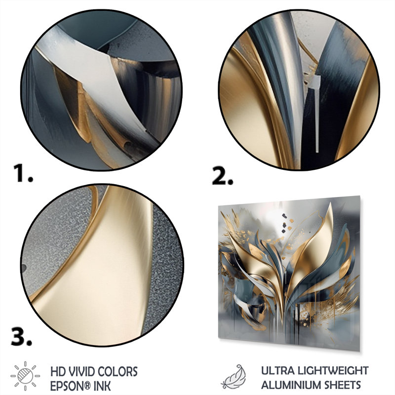 Abstract Shapes and Lines IV Metal Wall Décor, 36" H x 36" W x 1" D