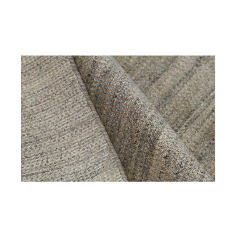 Hand Woven Wool Striped Area Rug