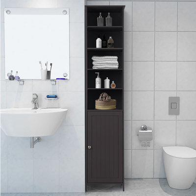 Armoire de salle de bain autoportante l 16 po x H 72 po x P 13,5 po Dewalt