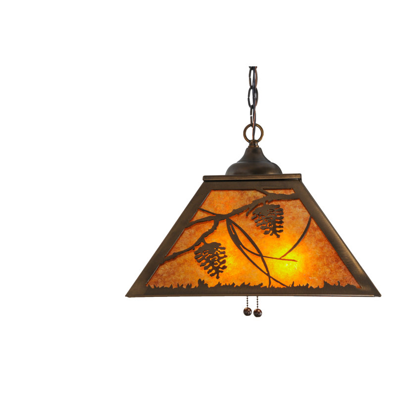 2 - Light Unique/Statement Pendant, Antique Copper