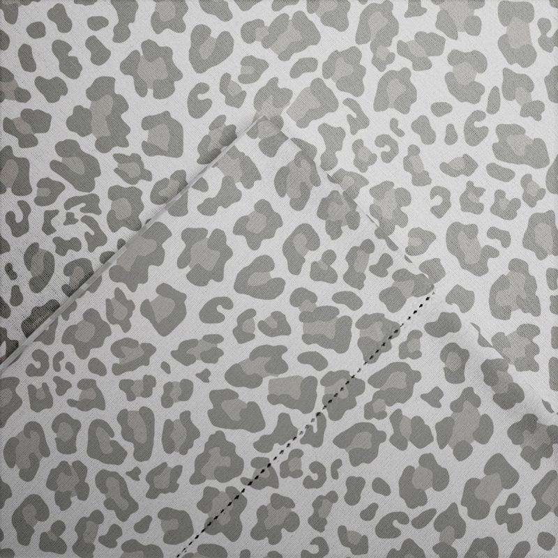 Twin Leopard Print Cotton Flannel Deep Pocket Sheet Set
