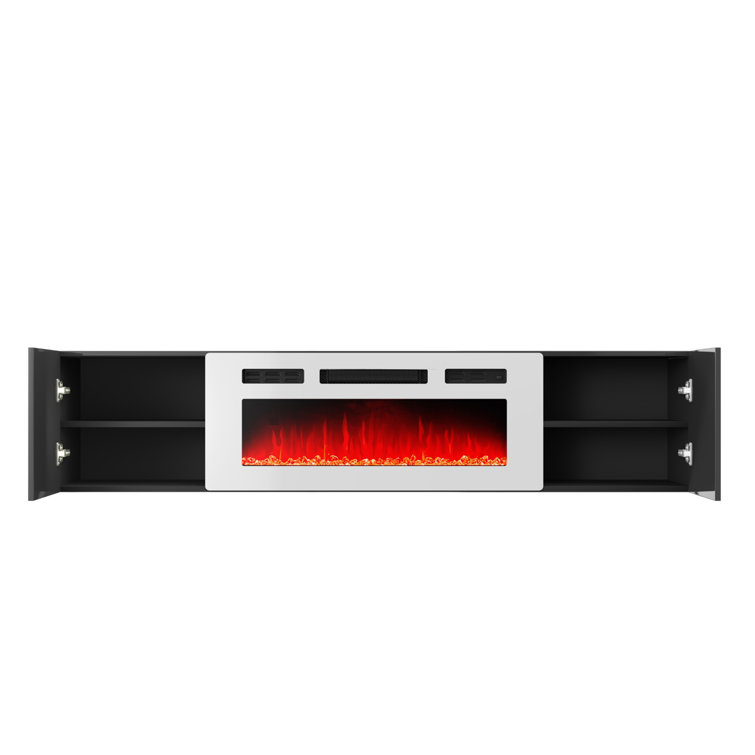 Areesa Floating Fireplace TV Stand