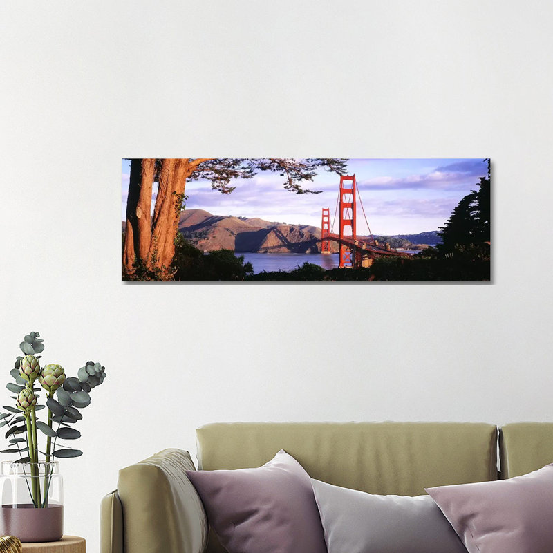 Golden Gate Bridge, San Francisco, California, USA #2 1 Piece Wrapped Canvas Panoramic Wall Art